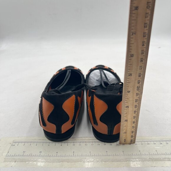 Zszszsu Leopard Chic Round Toe Strappy Chunky Low Heels Ankle T-Strap Shoes - Picture 5 of 8